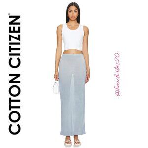 COTTON CITIZEN The Rio Maxi Skirt Crystalline Cast Large NWOT O-102